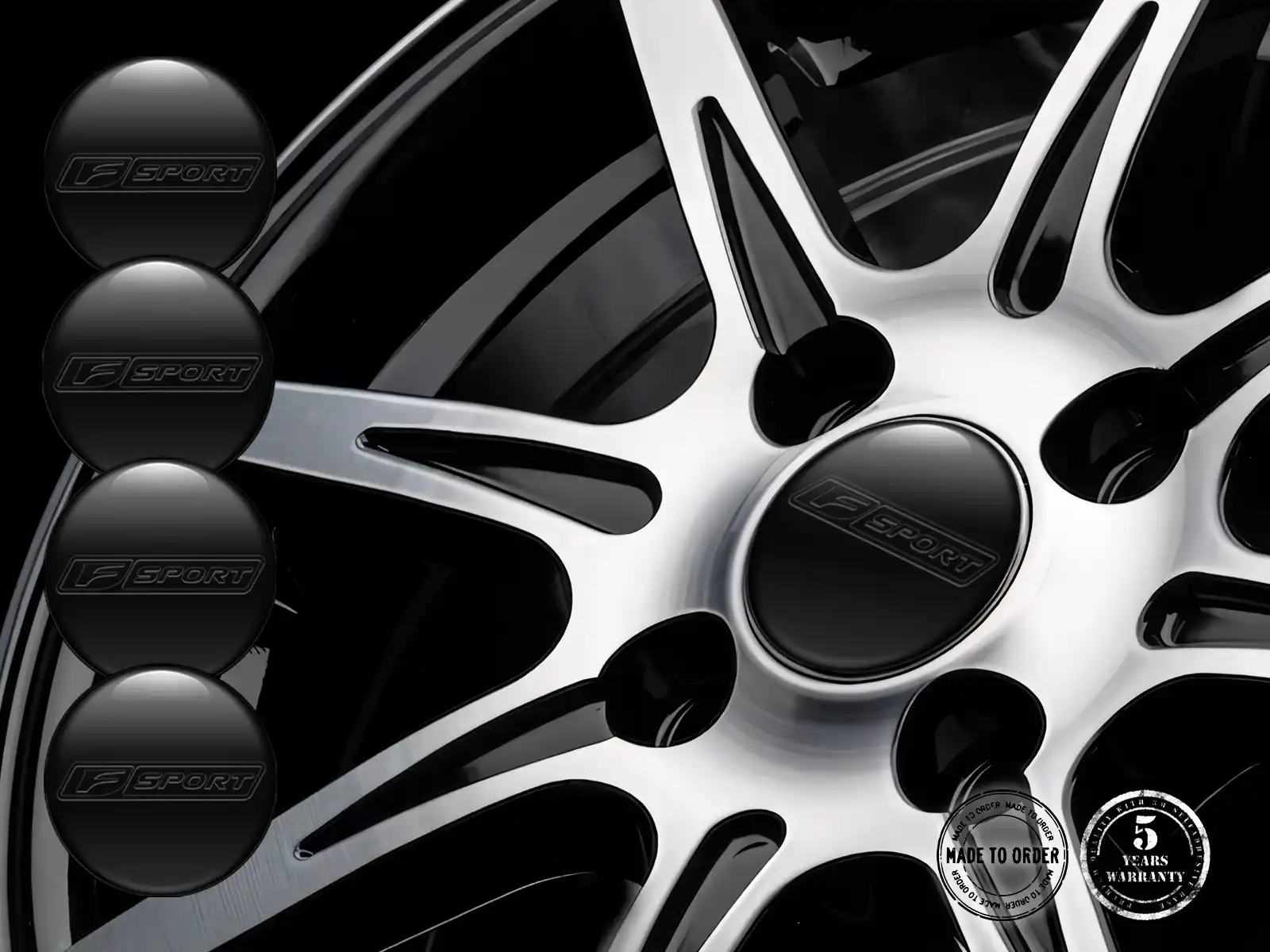 Lexus Pegatinas de Rueda Estilo Emblemas de Cúpula Premium